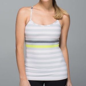 Lululemon Striped Power Y Tank